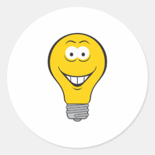 Lichtpeertje Ronde Sticker