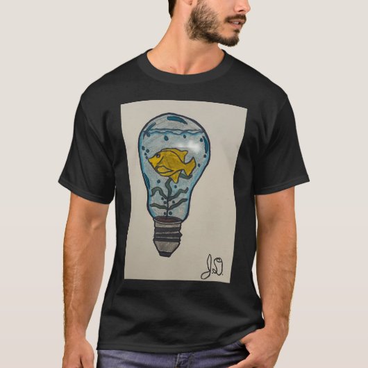 Lichtpeletonderdelen kunst t-shirt (Voorkant)