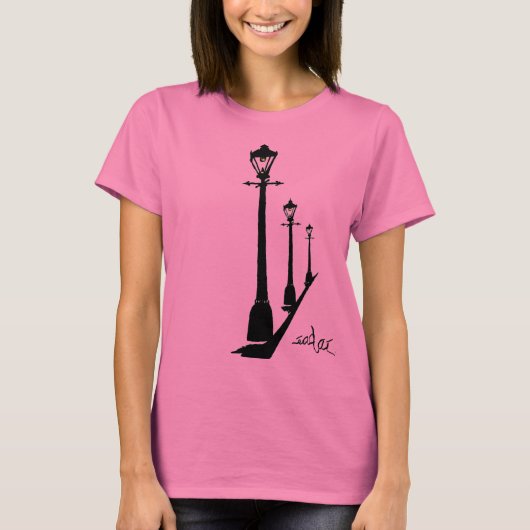 lichtpost t-shirt (Voorkant)