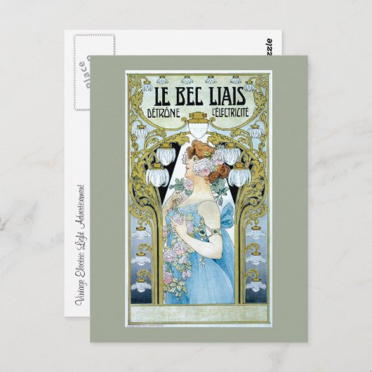  lichtreclame briefkaart (Voorkant / Achterkant)