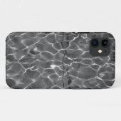 Lichtreflecties op water: Zwart en wit Case-Mate iPhone Case (Achterkant (horizontaal))