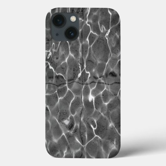 Lichtreflecties op water: zwart & wit Case-Mate iPhone case (Achterkant)