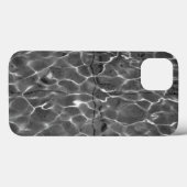 Lichtreflecties op water: zwart & wit Case-Mate iPhone case (Achterkant (horizontaal))