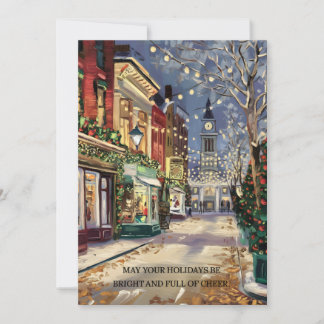 Lichtrijke Feestdagen - Kerstmis Feestdagenkaart