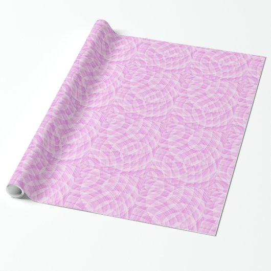 Lichtroze Abstract patroonpapier Cadeaupapier (Uitgerold)