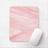 lichtroze Abstract penseelstreekpatroon Muismat (Met muis)