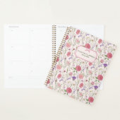 Lichtroze achtergrond, weide, bloementuin planner (Display)