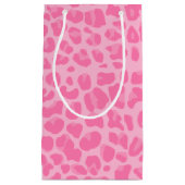 Lichtroze afdrukpatroon klein cadeauzakje (Voorkant)