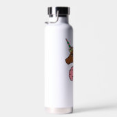Lichtroze Afro Eenhoorn Waterfles (Rechts)