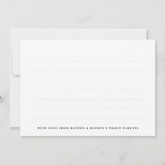 Lichtroze Baby fotocollage nieuwe baby dank u Aankondiging (Achterkant)