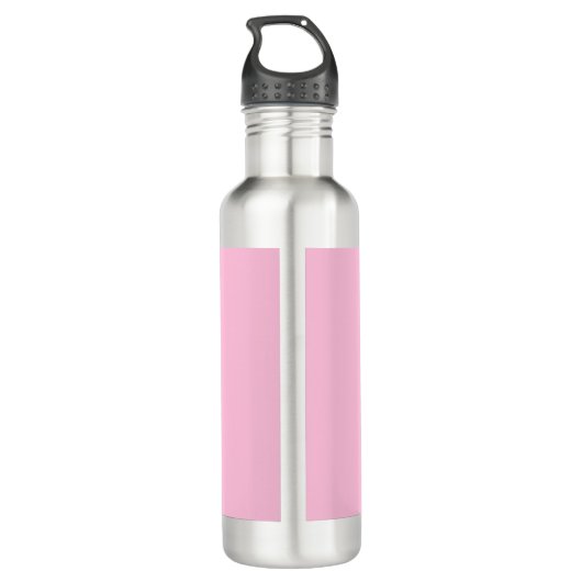 Lichtroze Bijbel Verse Aangepaste naam Eenvoudig Waterfles (Achterkant)