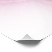 lichtroze bloem perfect poster (Hoek)