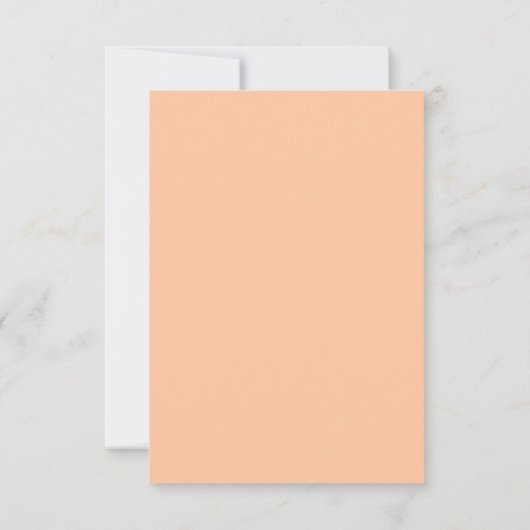 Lichtroze Blush Gold Modern Waterverf bruiloft Kaart (Achterkant)
