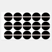 Lichtroze Blush Stripe & Elegante Bewerkbare Tekst Labels (Vel)