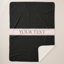 Lichtroze Blush Stripe & Elegante Bewerkbare Tekst