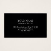 Lichtroze Blush Stripe & Elegante Bewerkbare Tekst Visitekaartje (Achterkant)