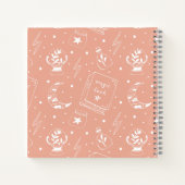 lichtroze boekomslag notitieboek (Achterkant)