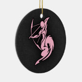 Lichtroze Boogschutter Keramisch Ornament (Rechts)
