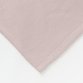 Lichtroze botanische familie fleece deken (Hoek)