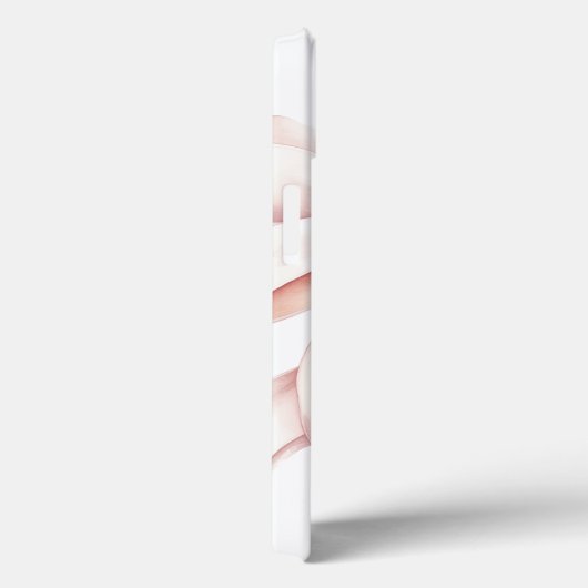 Lichtroze Bow iPhone / iPad hoesje (Achterkant / Rechts)