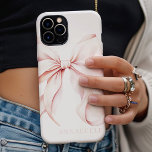 Lichtroze Bow iPhone / iPad hoesje<br><div class="desc">Lichtroze Bow iPhone / iPad hoesje</div>