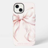 Lichtroze Bow iPhone / iPad hoesje iPhone 13 Hoesje (Achterkant)