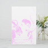 Lichtroze Briefpapier (Staand voorkant)