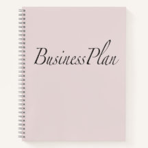 Lichtroze business plan spiraal Notitieboek onbere