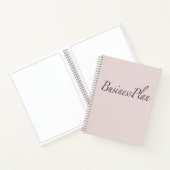 Lichtroze business plan spiraal Notitieboek onbere (Binnen)