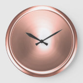 Lichtroze Button Grote Klok (Voorkant)