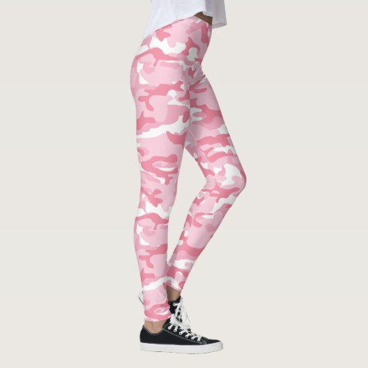 Lichtroze Camo Leggings (Rechts)