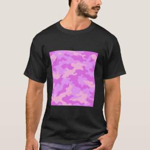 Lichtroze Camouflage Art Pattern Camo T-shirt