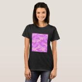Lichtroze Camouflage Art Pattern Camo T-shirt (Voorkant volledig)