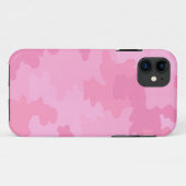 Lichtroze Camouflage iPhone 5G Hoesje (Achterkant (horizontaal))
