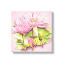 Lichtroze canvas fijn papier