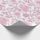 Lichtroze Chinoiserie Decoupage Cadeaupapier (Hoek)