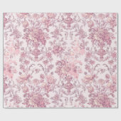 Lichtroze Chinoiserie Decoupage Cadeaupapier (Vlak)