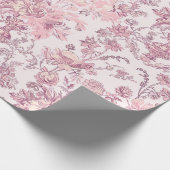 Lichtroze Chinoiserie Decoupage Cadeaupapier (Hoek)