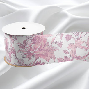 Lichtroze Chinoiserie Decoupage Satijnen Lint