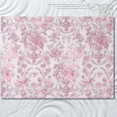 Lichtroze Chinoiserie Decoupage Tissuepapier