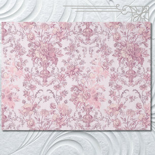 Lichtroze Chinoiserie Decoupage Tissuepapier
