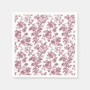 Lichtroze Chinoiserie Wing Toile Tuinfeest Pap Servet