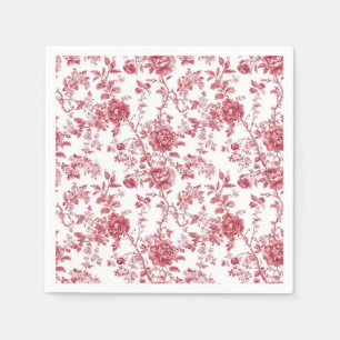 Lichtroze Chinoiserie Wing Toile Tuinfeest Pap Servet
