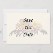 Lichtroze chrysanten save the date (Achterkant)