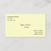 lichtroze chrysanthemabloem visitekaartje (Achterkant)