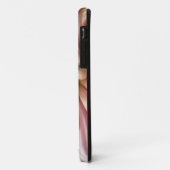 lichtroze chrysanthemum bloem Case-Mate iPhone case (Achterkant/links)