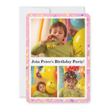 Lichtroze Confetti  foto's en tekst