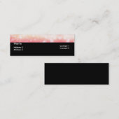 Lichtroze Daisy Flower Topper Profile-kaarten Mini Visitekaartje (Voorkant / Achterkant)