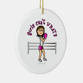 Lichtroze doos keramisch ornament (Rechts)