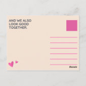 Lichtroze Doughnut Briefkaart (Achterkant)